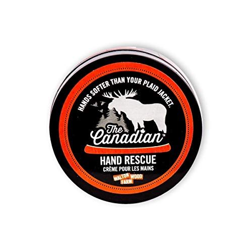 Walton Wood Farm Men's Hand Rescue - Softens Hands, Vegan, Paraben-Free, Maple Bark Scent - 4oz