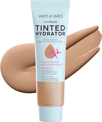 wet n wild Tinted Moisturizer - Hydrating, Oil-Free, Cruelty-Free - Porcelain, Matte Finish