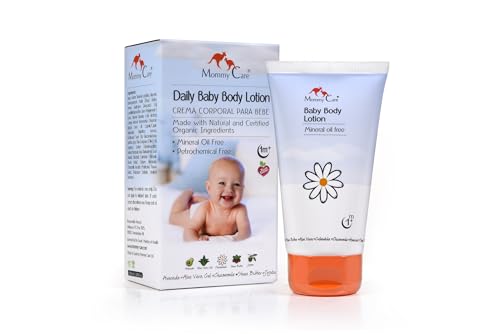 MOMMY CARE Organic Baby Body Lotion - Soothing Moisture with Calendula & Aloe Vera - 120ml