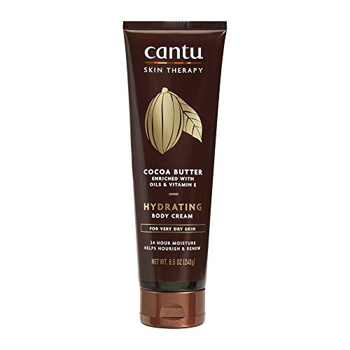 Cantu Therapy Cocoa Butter Body Cream - Intense Moisture for Very Dry Skin, 8.5 Oz