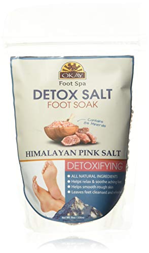 Himalayan Pink Salt Mineral Soak - Cleanses, Refreshes & Relaxes Feet, Paraben-Free - 8oz