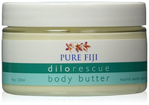 Pure Fiji Dilo Rescue Body Butter - Deep Hydration, Soothing Lavender & Vanilla Mint - 4oz