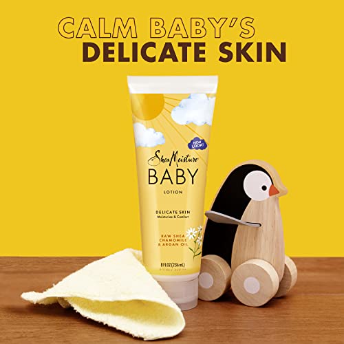 SheaMoisture Baby Lotion - Soothes Dry Skin with Chamomile & Argan Oil - 8oz