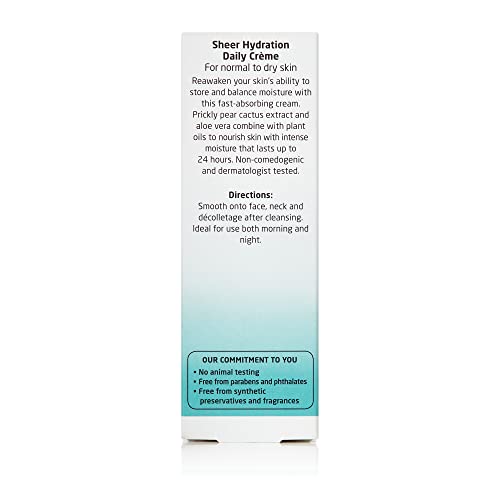 Weleda Daily Face Crème - Hydrating Prickly Pear & Aloe Vera, Chemical-Free - 1 Fl Oz