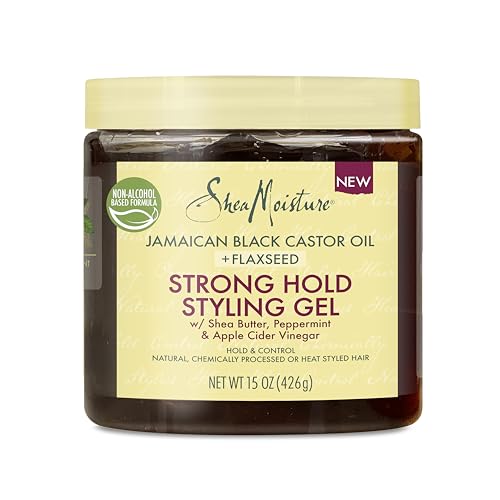 SheaMoisture Jamaican Black Castor Oil Hair Gel - Frizz Control, Nourishing - 15oz