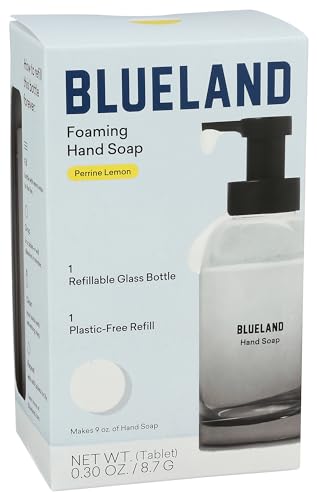 BLUELAND Foaming Hand Soap Tablets - Gentle Clean, No Animal Testing, Organic Certified - 1 EA