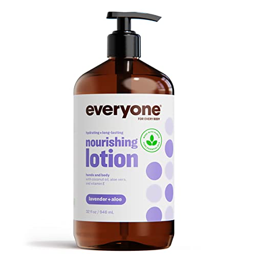 Everyone Nourishing Body Lotion - Lavender & Aloe, Plant-Based, Non-GMO, 32oz