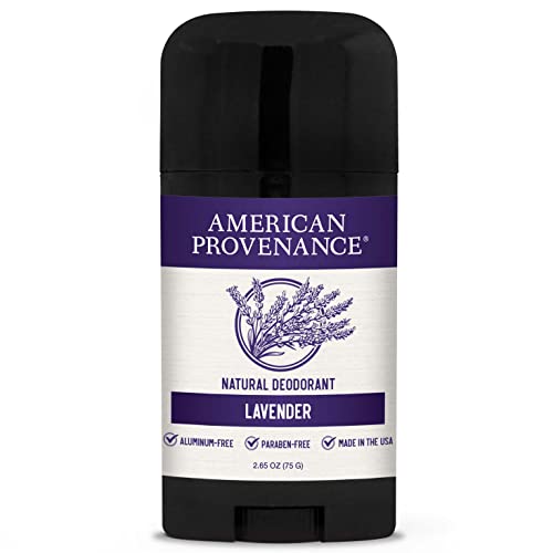 American Provenance Deodorant - All-Day Protection, Natural Ingredients, Lavender - 2.5oz