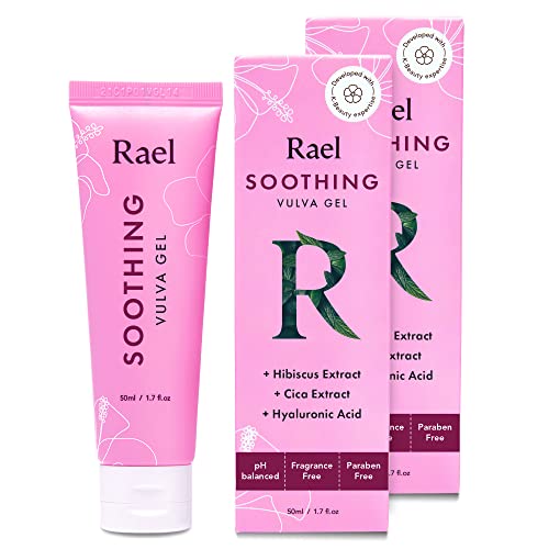 Rael Vaginal Moisturizer - Soothing Gel for pH Balance, Vegan, Cruelty-Free - 1.7 Fl Oz, 2 Pack