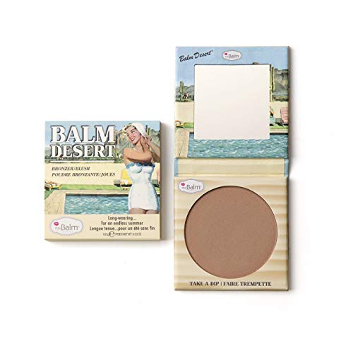 theBalm Desert Bronzer/Blush - Long-Lasting, Paraben-Free, Natural Glow - Fade-Resistant