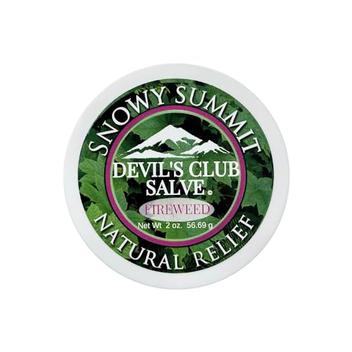 Snowy Summit Devil's Club & Fireweed Salve - Quick-Absorbing, Alaskan Ingredients - 2 oz.