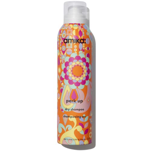 amika Perk Up Dry Shampoo - Volume Boosting, No White Residue, Super Fine Mist - 5.3 oz