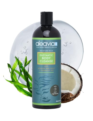 Aleavia Body Wash - Organic Prebiotic Cleanser, Fragrance-Free, Plant-Based - 16 Oz