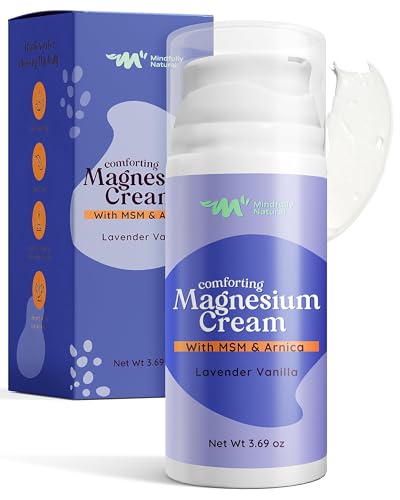 Mindfully Natural Magnesium Cream - Calming Body Lotion for Kids, Aloe & Shea Butter - 3.69oz