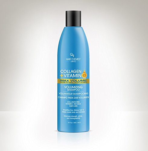 Hair Chemist Max Volume Shampoo - Boosts Body & Shine, Repairs Fine Hair - 10oz
