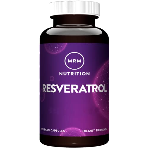 MRM Nutrition Resveratrol - Powerful Antioxidant, Gluten-Free & Vegan - 60 Capsules, 100mg