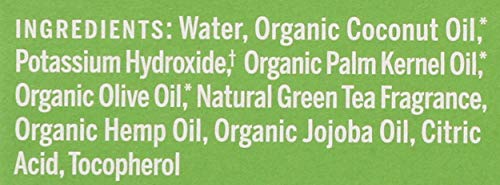 Dr. Bronner's Liquid Castile Body Soap - Refreshing Green Tea, Gentle & Pure - 2oz