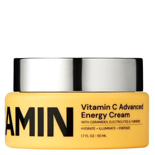 Gleamin Vitamin C Face Cream - Deep Hydration, Brightens Skin & Reduces Dark Marks - 1.7 FL OZ