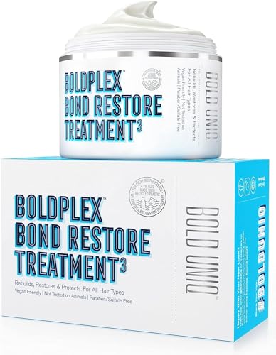 BoldPlex 3 Hair Mask - Deep Conditioner & Protein Treatment for All Hair Types - 6.76 Fl Oz