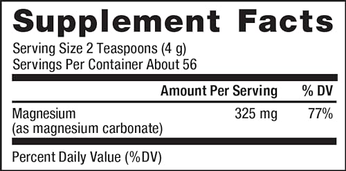 Natural Vitality Calm Magnesium Supplement - Stress Relief, Non-GMO, Vegan, Orange - 8 oz