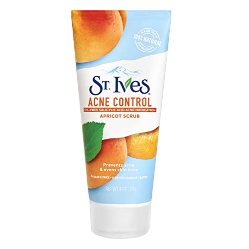 St. Ives Face Scrub - Deep Exfoliation, 2% Salicylic Acid for Clear, Glowing Skin - 6oz