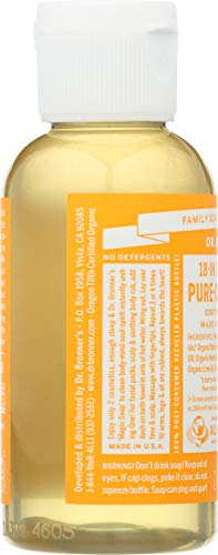 Dr. Bronner's Body Soap - USDA Organic, Non-GMO, Fair Trade, Citrus Scent - 2 fl oz