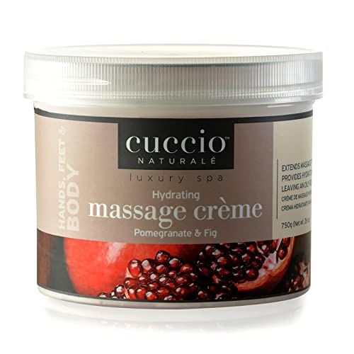 Cuccio Naturale Body Cream - Hydrating Pomegranate & Fig Formula, Softens & Nourishes - 26oz