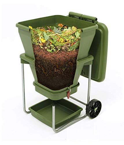 Hungry Bin Compost Bin - Effortless Worm Castings & Tea Maker, Indoor/Outdoor, 20 Gallons