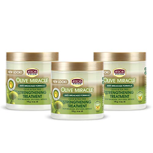 African Pride Hair Care Set - Strengthens Hair, Moisturizes & Reduces Breakage - 6oz (3 Pack)