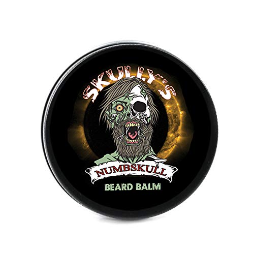 Skully's Numbskull Beard Balm - Deep Conditioning, Medium Hold, Eucalyptus Mint Scent - 2 oz