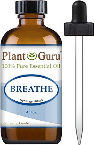 Breathe Essential Oil - Supports Lung Capacity, 100% Pure Therapeutic Grade - 4oz