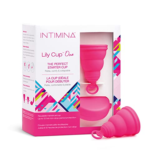 Intimina Lily Cup One - Leak-Proof Menstrual Cup, Medical-Grade Silicone, Small - 10-Year Use