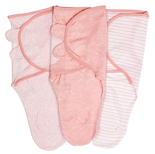 Bum Chicoo Newborn Swaddle Wrap - 100% Organic Cotton for Peaceful Sleep, Pack of 3