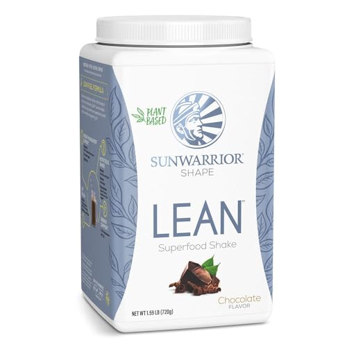 Sunwarrior Protein Powder - Plant-Based Meal Replacement, Energy Boosting - Chocolate, 20 Servings