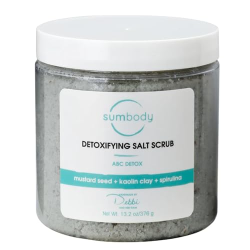 Activated Charcoal Body Scrub - Detoxifies & Revitalizes Skin, Anti-Aging, Oil-Free - 12oz