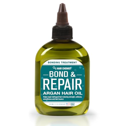 Hair Chemist Bond & Repair Argan Oil - Restores Strength & Softness, 7.1oz Nourishing Formula