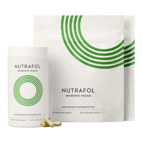 Nutrafol Women's Vegan Hair Growth Supplement - Promotes Thicker, Stronger Hair - 3 Month Supply