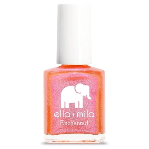 ella+mila Nail Polish - Quick Dry, Chip Resistant, Non-Toxic & Vegan - Aurora Lights 0.45 fl oz