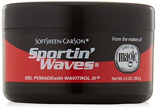 SoftSheen-Carson Sportin' Waves Gel Pomade - Regular Hold, Clean Rinse Formula - 3.5 oz