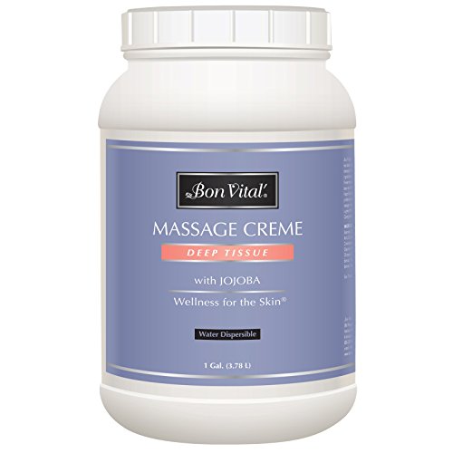 Bon Vital' Deep Tissue Massage Oil - Muscle Relaxation, Antioxidant Formula - 1 Gal