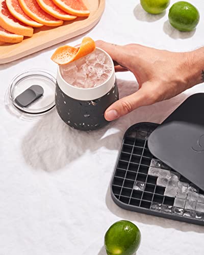 W&P Pebble Ice Tray - Quick-Chilling Mini Cubes, BPA-Free Silicone, Dishwasher Safe - 7x5x0.5