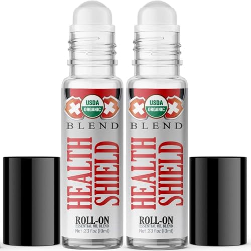 Healing Solutions Roll-On Perfume Oil - Organic Aromatherapy for Skin & Body - 2 Pack