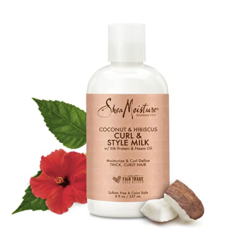 SheaMoisture Hair Styling Cream - Moisturizes & Defines Curls, Free of Sulfates & Silicones - 8oz