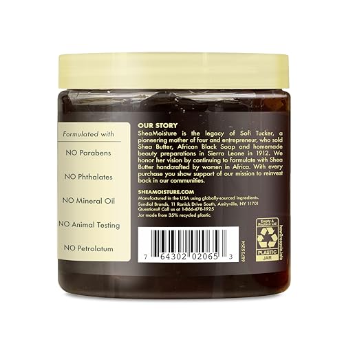 SheaMoisture Jamaican Black Castor Oil Hair Gel - Frizz Control, Nourishing - 15oz