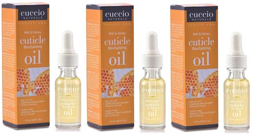 Cuccio Cuticle Revitalizer Oil - Deeply Hydrates, Strengthens Nails, Natural Ingredients - 0.5 oz