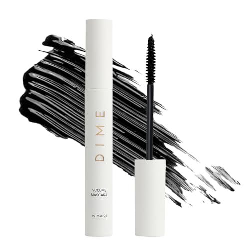 DIME Beauty Volume Mascara - Nourishing, Smudge-Proof Formula for Fuller, Thicker Lashes - 0.28 oz