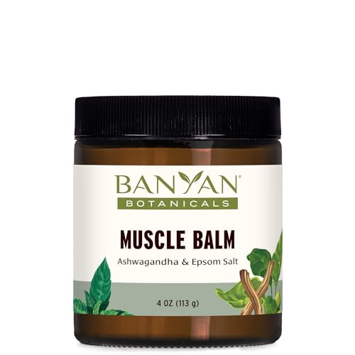 Banyan Botanicals Muscle Balm - Supports Healthy Circulation, Soothes Muscles - 4oz