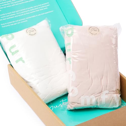 PurComfy Crib Sheet - Luxuriously Soft, Hypoallergenic Bamboo Viscose - 5'' Deep Pocket 2-Pack