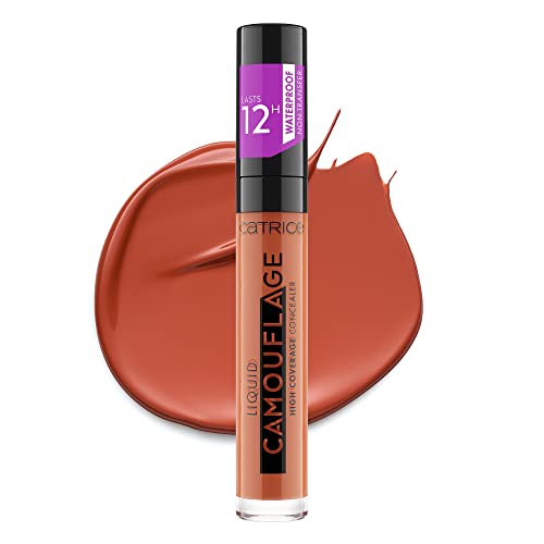 Catrice Liquid Camouflage Concealer - High Coverage, Vegan, Oil & Paraben Free - 400 Peach