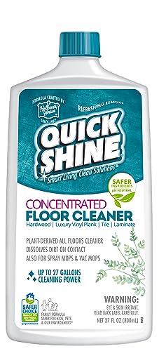 Quick Shine Multi-Surface Cleaner - Safe for Kids & Pets, Powerful Dirt Dissolving - 27oz